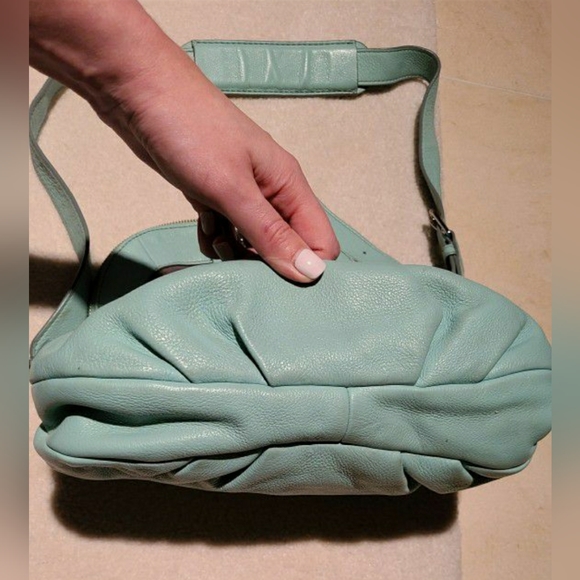 Marc Jacobs Designer Vintage Y2K Natasha Q Blue Green Crossbody Purse Handbag - Picture 7 of 8